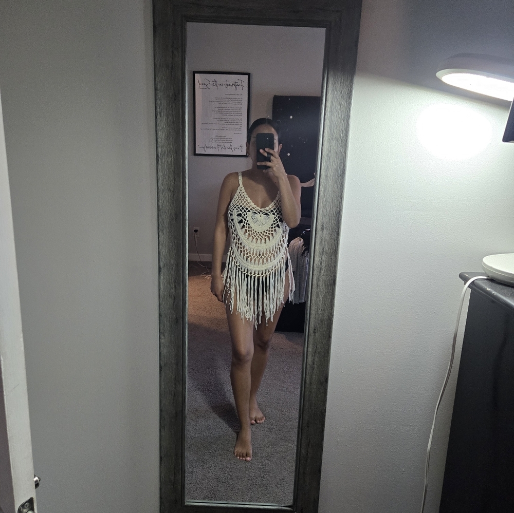 Crochet cover up/ top got it in a boutique